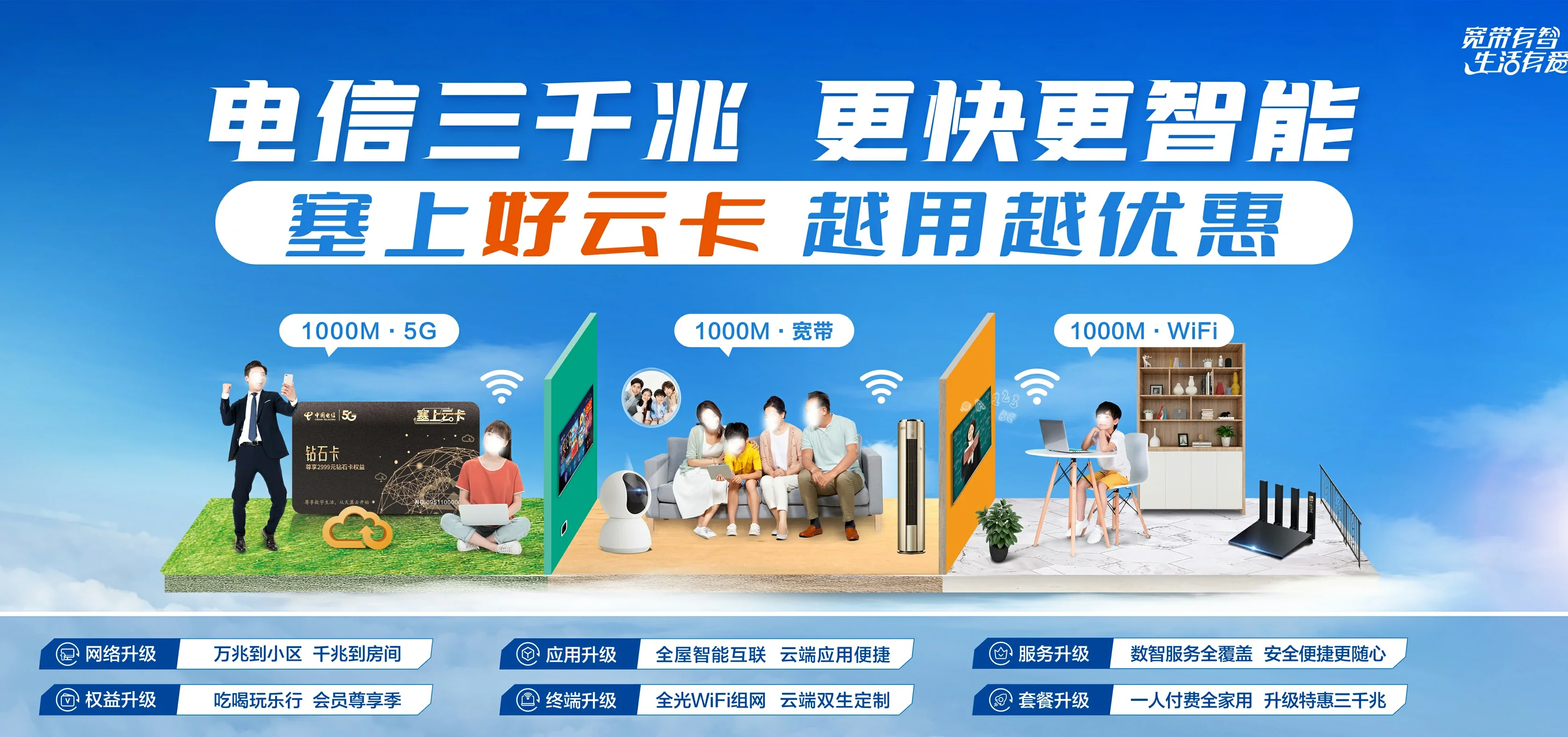 中国电信 长安电信宽带 宽带套餐